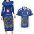 Italian Football Custom Couples Matching Long Sleeve Bodycon Dress and Hawaiian Shirt Sporty Style