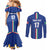 Italian Football Custom Couples Matching Mermaid Dress and Long Sleeve Button Shirt Sporty Style