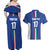 Italian Football Custom Couples Matching Off Shoulder Maxi Dress and Hawaiian Shirt Sporty Style