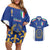 Italian Football Custom Couples Matching Off Shoulder Short Dress and Hawaiian Shirt Sporty Style