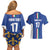 Italian Football Custom Couples Matching Off Shoulder Short Dress and Hawaiian Shirt Sporty Style