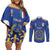 Italian Football Custom Couples Matching Off Shoulder Short Dress and Long Sleeve Button Shirt Sporty Style