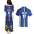 Italian Football Custom Couples Matching Puletasi and Hawaiian Shirt Sporty Style