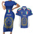 Italian Football Custom Couples Matching Short Sleeve Bodycon Dress and Hawaiian Shirt Sporty Style