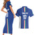 Italian Football Custom Couples Matching Short Sleeve Bodycon Dress and Hawaiian Shirt Sporty Style