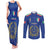 Italian Football Custom Couples Matching Tank Maxi Dress and Long Sleeve Button Shirt Sporty Style