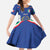 Italian Football Custom Family Matching Long Sleeve Bodycon Dress and Hawaiian Shirt Sporty Style