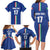 Italian Football Custom Family Matching Long Sleeve Bodycon Dress and Hawaiian Shirt Sporty Style