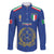 Italian Football Custom Family Matching Long Sleeve Bodycon Dress and Hawaiian Shirt Sporty Style