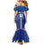 Italian Football Custom Family Matching Mermaid Dress and Hawaiian Shirt Sporty Style