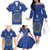 Italian Football Custom Family Matching Off The Shoulder Long Sleeve Dress and Hawaiian Shirt Sporty Style