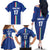 Italian Football Custom Family Matching Off The Shoulder Long Sleeve Dress and Hawaiian Shirt Sporty Style