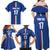 Italian Football Custom Family Matching Off Shoulder Maxi Dress and Hawaiian Shirt Sporty Style