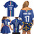 Italian Football Custom Family Matching Off Shoulder Short Dress and Hawaiian Shirt Sporty Style