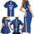 Italian Football Custom Family Matching Short Sleeve Bodycon Dress and Hawaiian Shirt Sporty Style