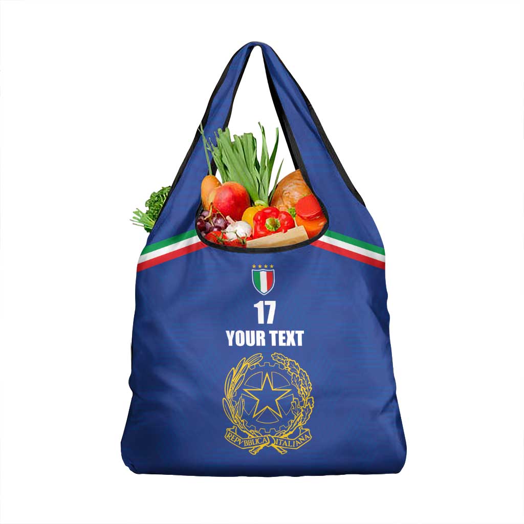 Italian Football Custom Grocery Bag Sporty Style