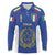 Italian Football Custom Long Sleeve Polo Shirt Sporty Style