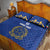 Italian Football Custom Quilt Bed Set Sporty Style