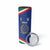 Italian Football Custom Skinny Tumbler Sporty Style