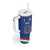 Italian Football Custom Tumbler With Handle Sporty Style