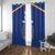 Italian Football Custom Window Curtain Sporty Style