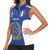 Italian Football Custom Women Sleeveless Polo Shirt Sporty Style