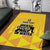 Custom Sweden Ice Hokey Go Champions Area Rug Gold Style