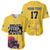 Custom Sweden Ice Hokey Go Champions Baseball Jersey Gold Style