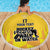 Custom Sweden Ice Hokey Go Champions Beach Blanket Gold Style