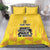 Custom Sweden Ice Hokey Go Champions Bedding Set Gold Style