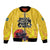 Custom Sweden Ice Hokey Go Champions Bomber Jacket Gold Style