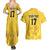 Custom Sweden Ice Hokey Go Champions Couples Matching Summer Maxi Dress and Hawaiian Shirt Gold Style