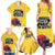 Custom Sweden Ice Hokey Go Champions Family Matching Summer Maxi Dress and Hawaiian Shirt Gold Style