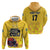 Custom Sweden Ice Hokey Go Champions Hoodie Gold Style