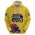 Custom Sweden Ice Hokey Go Champions Hoodie Gold Style