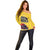 Custom Sweden Ice Hokey Go Champions Off Shoulder Sweater Gold Style