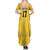 Custom Sweden Ice Hokey Go Champions Summer Maxi Dress Gold Style