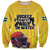 Custom Sweden Ice Hokey Go Champions Sweatshirt Gold Style