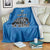 Custom Sweden Ice Hokey Go Champions Blanket Blue Style