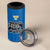 Custom Sweden Ice Hokey Go Champions 4 in 1 Can Cooler Tumbler Blue Style