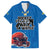 Custom Sweden Ice Hokey Go Champions Family Matching Puletasi and Hawaiian Shirt Blue Style