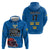 Custom Sweden Ice Hokey Go Champions Hoodie Blue Style