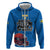 Custom Sweden Ice Hokey Go Champions Hoodie Blue Style