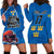 Custom Sweden Ice Hokey Go Champions Hoodie Dress Blue Style