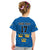 Custom Sweden Ice Hokey Go Champions Kid T Shirt Blue Style