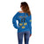 Custom Sweden Ice Hokey Go Champions Off Shoulder Sweater Blue Style