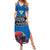 Custom Sweden Ice Hokey Go Champions Summer Maxi Dress Blue Style