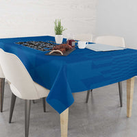 Custom Sweden Ice Hokey Go Champions Tablecloth Blue Style