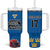 Custom Sweden Ice Hokey Go Champions Tumbler With Handle Blue Style