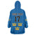 Custom Sweden Ice Hokey Go Champions Wearable Blanket Hoodie Blue Style